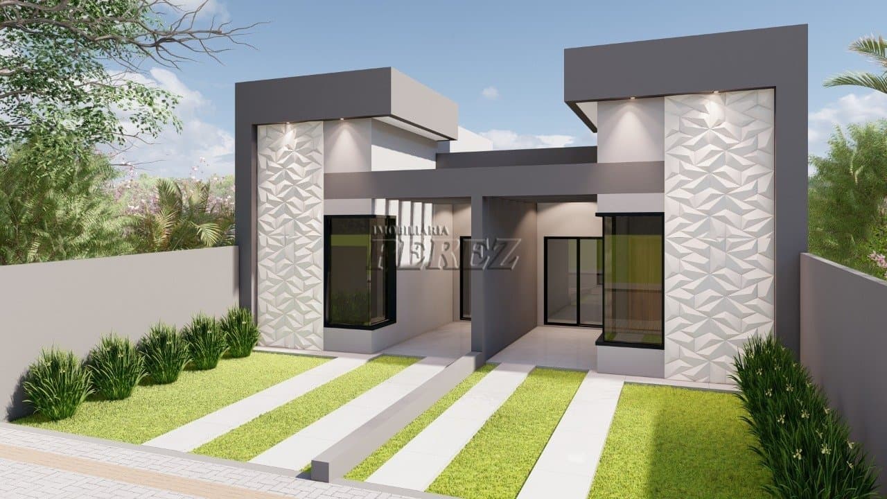 Casa geminada em construção para venda na região Sul de Londrina