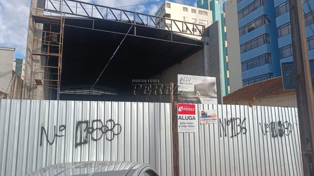 Barracão para alugar no centro de Londrina - Rua Brasil