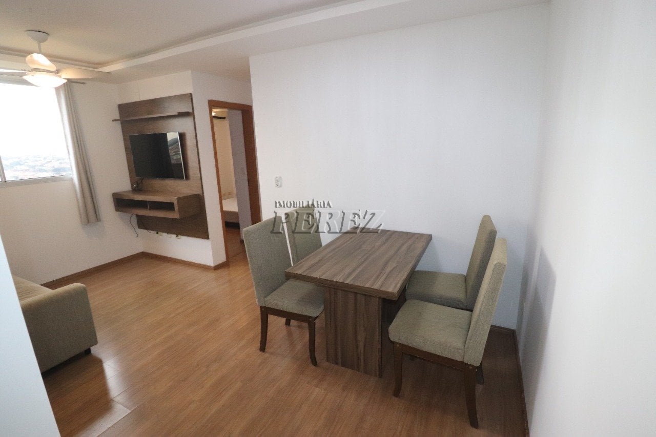 Apartamento mobiliado para alugar no Spazio Louvre na região oeste de Londrina