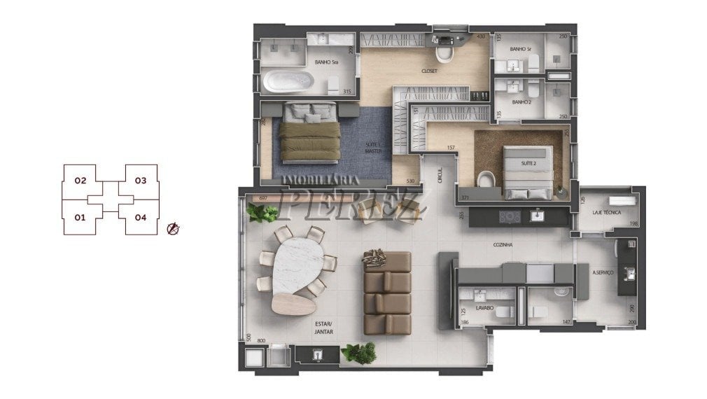Apartamento à venda no Lina, lançamento da Construtora Vectra em Londrina