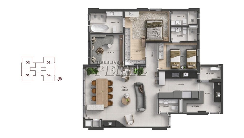 Apartamento à venda no Lina, lançamento da Construtora Vectra em Londrina