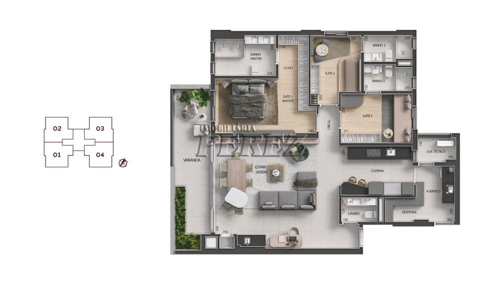 Apartamento à venda no Lina, lançamento da Construtora Vectra em Londrina