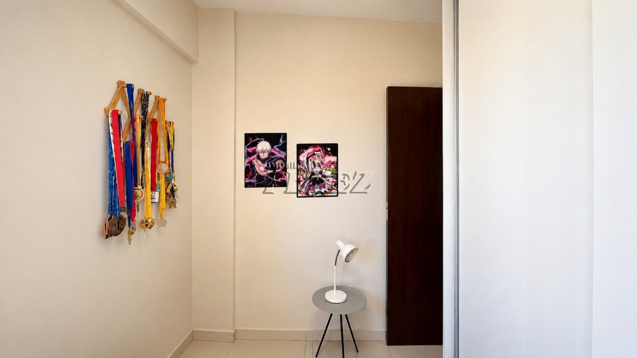 Apartamento para Locação com 3 Quartos, Suíte e Armários Planejados