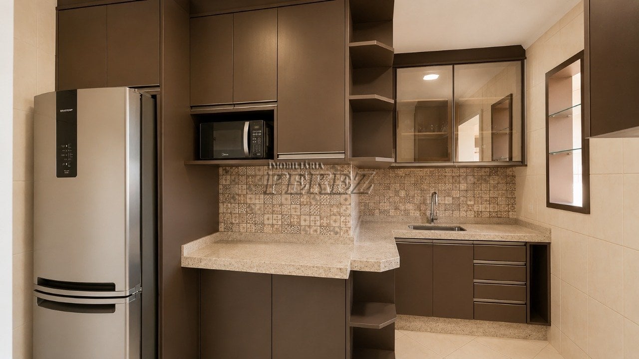 Apartamento para Locação com 3 Quartos, Suíte e Armários Planejados