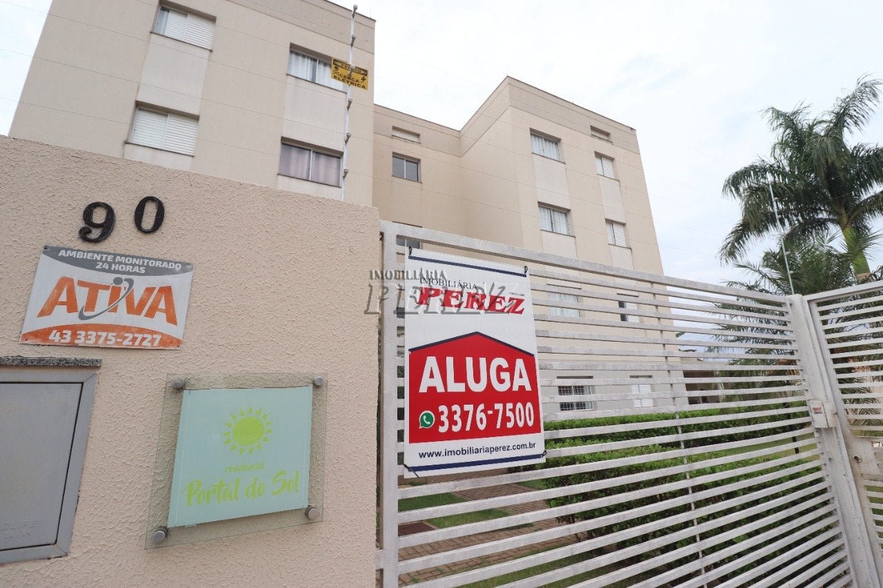 Apartamento para alugar na região norte de Londrina - Residencial Portal do Sol